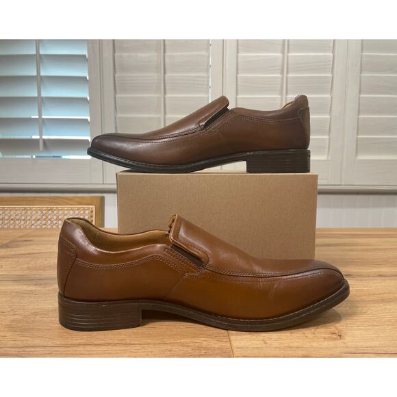 Johnston & Murphy Lewis Venetian Loafers Tan Full Grain Size 9.5 NWOB Dressy main image 12